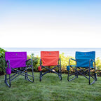 Premium All-Weather Freestyle Rocker - Pumpkin Spice - Choice 373 - Patented Spring-Action Rocking Chair for Camping Detail