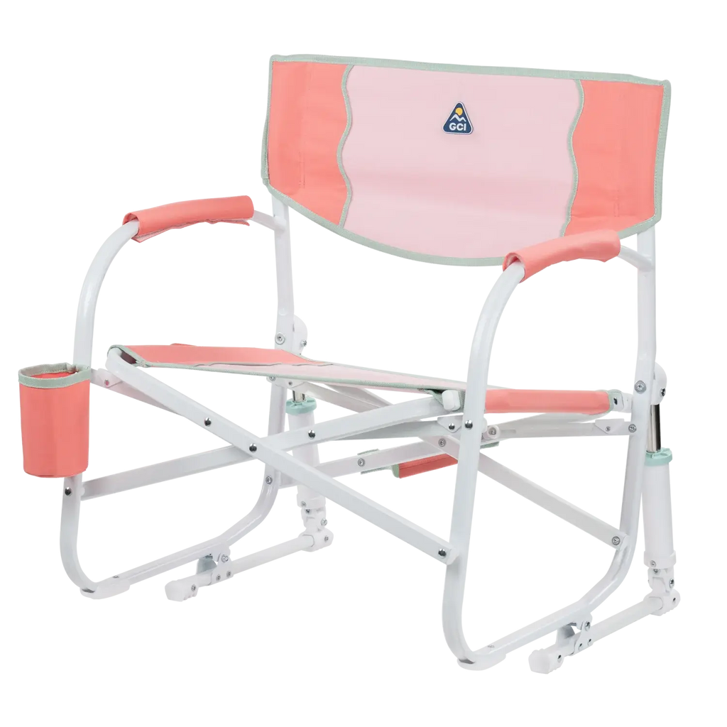 Patented Spring-Action Grab & Go Rocker - Choice 551 - RoadTrip Rocker Smooth Motion Camp Chair Detail