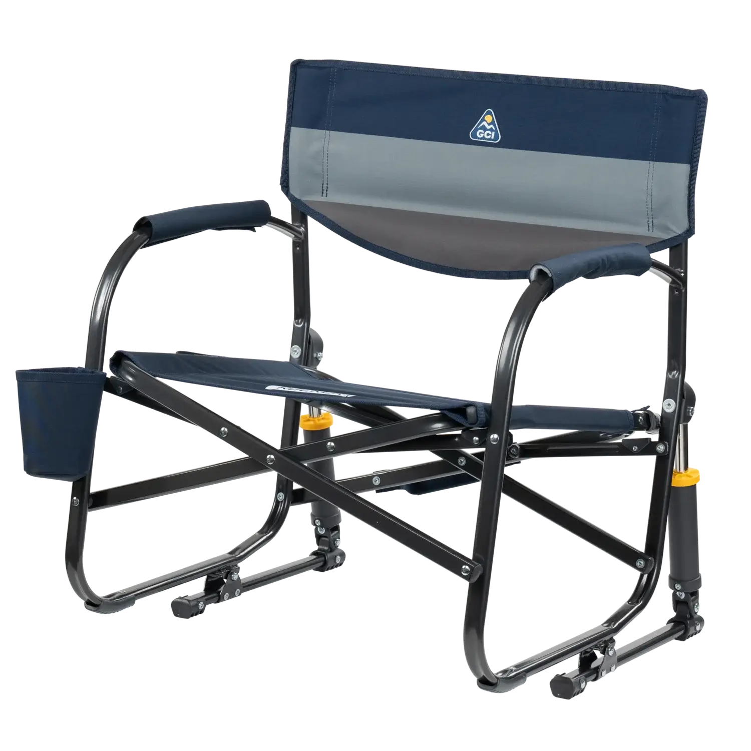 Patented Spring-Action Grab & Go Rocker - Choice 551 - RoadTrip Rocker Smooth Motion Camp Chair Detail