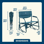 Patented Spring-Action Grab & Go Rocker - Choice 551 - RoadTrip Rocker Smooth Motion Camp Chair Detail