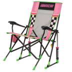 Heavy-Duty Freestyle RoadTrip Rocker - NASCAR For Her - Choice 560 - Patented Spring-Action Rocking Chair for Camping Detail