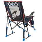 Patented Spring-Action RoadTrip Rocker - NASCAR For Him - Choice 453 - RoadTrip Rocker Smooth Motion Camp Chair Detail