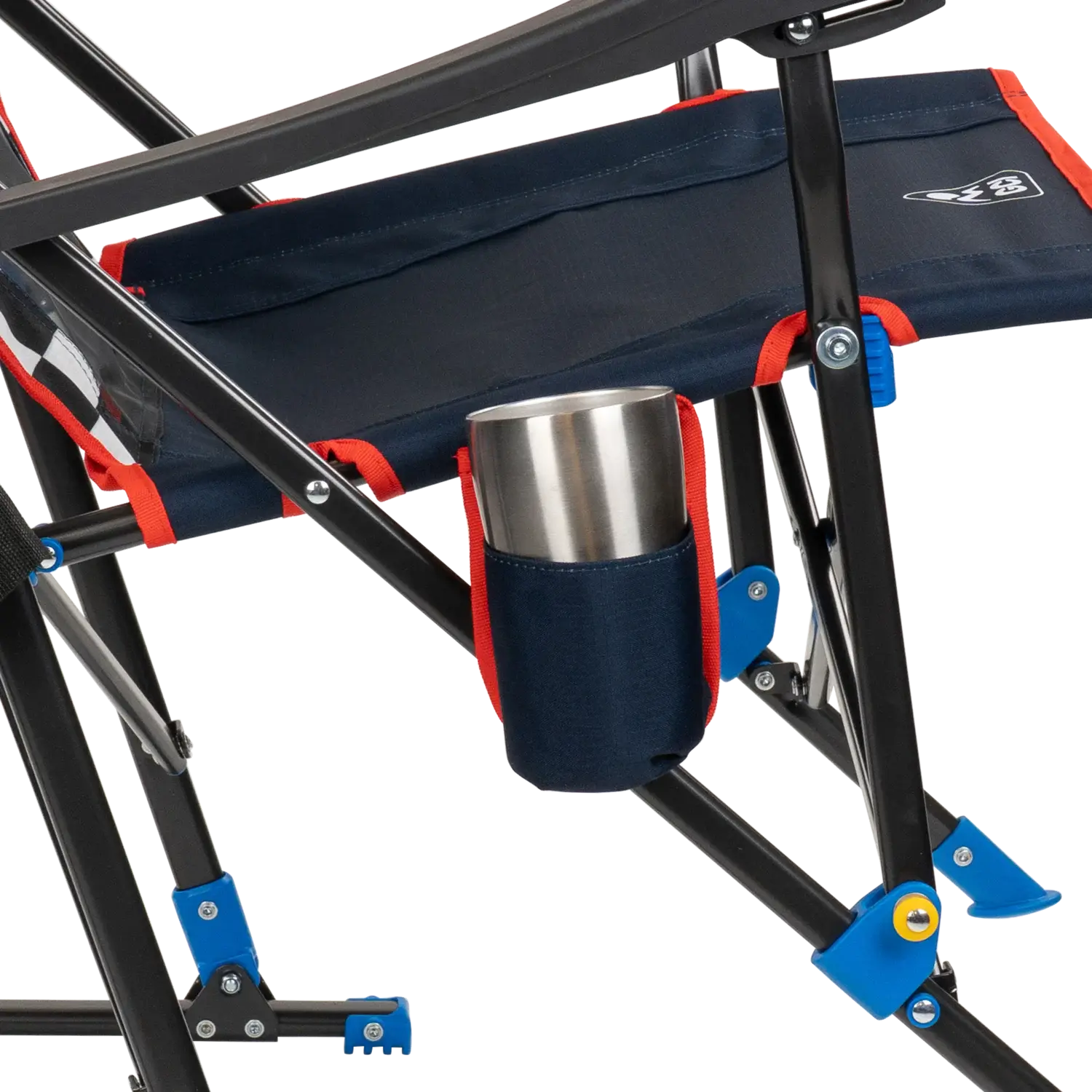 Patented Spring-Action RoadTrip Rocker - NASCAR For Him - Choice 453 - RoadTrip Rocker Smooth Motion Camp Chair Detail