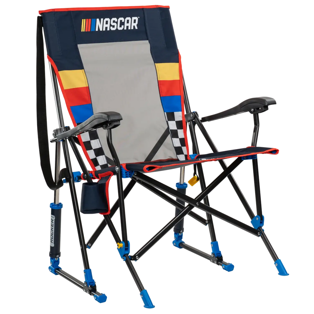 Patented Spring-Action RoadTrip Rocker - NASCAR For Him - Choice 453 - RoadTrip Rocker Smooth Motion Camp Chair - Default Title