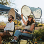 Smooth Motion Stowaway Rocker - Choice 794 - Patented Spring-Action Rocking Chair for Camping Detail
