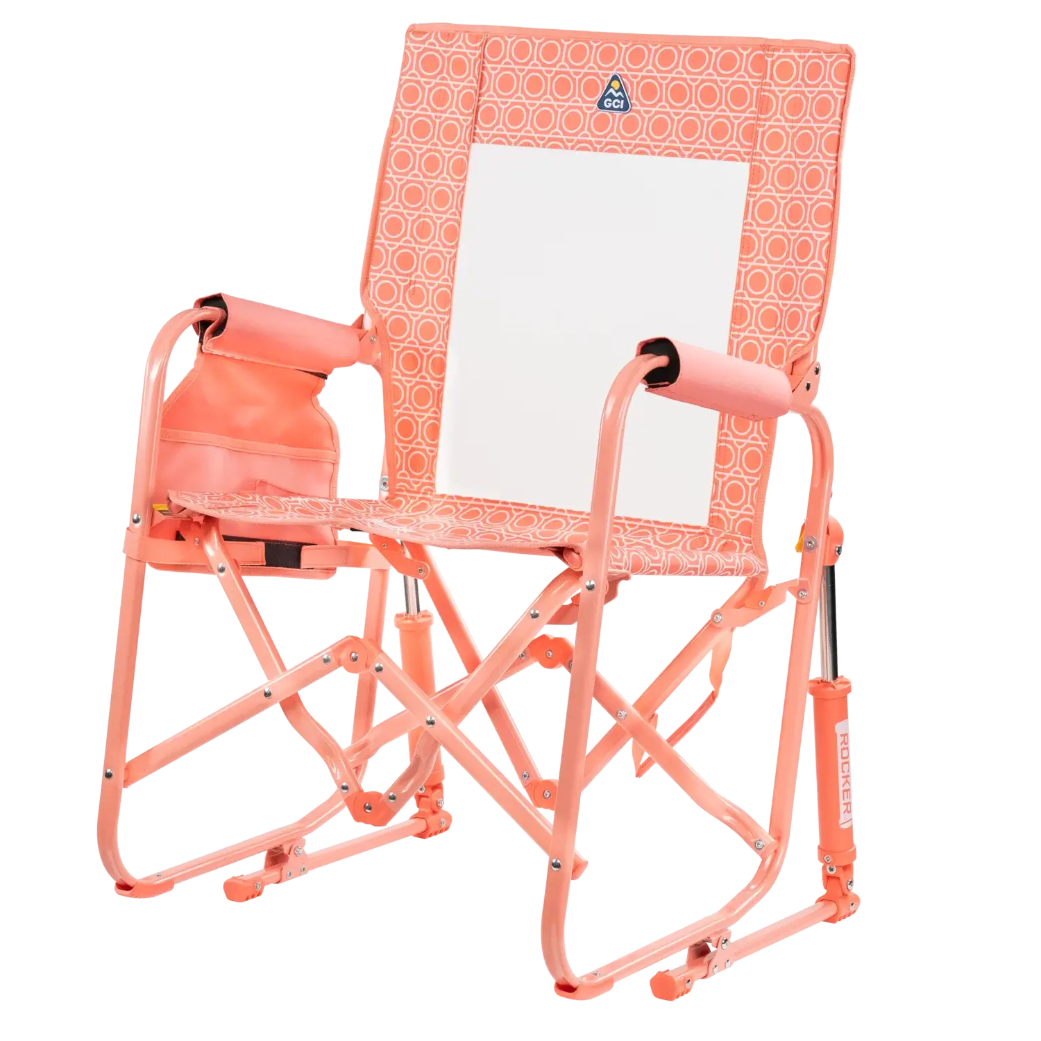 Smooth Motion Stowaway Rocker - Choice 794 - Patented Spring-Action Rocking Chair for Camping Detail