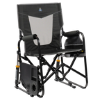 Patented Spring-Action Stowaway Rocker with Side Table - Choice 253 - Heavy-Duty Kickback Rocker with Beverage Holder Detail