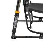Patented Spring-Action Stowaway Rocker with Side Table - Choice 253 - Heavy-Duty Kickback Rocker with Beverage Holder Detail