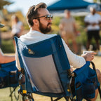 Smooth Motion Stowaway Rocker - Choice 794 - Patented Spring-Action Rocking Chair for Camping Detail