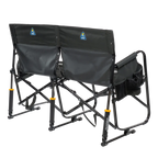 Luxury Camp Tandem Rocker - Choice 227 - Heavy-Duty Kickback Rocker with Beverage Holder Detail